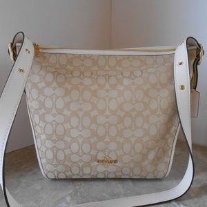 New COACH Signature Duflette Shoulder Bag/Crossbod